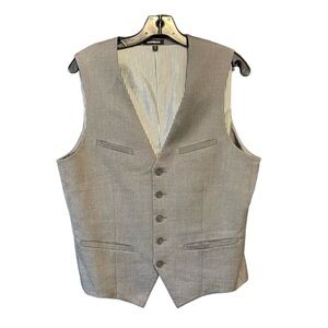 Express Men’s Adjustable Back Gray Vest